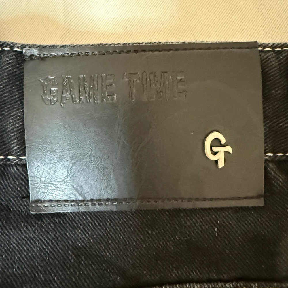 Game Time Men's Black Relaxed Jeans 30x30 - Picture 5 of 6